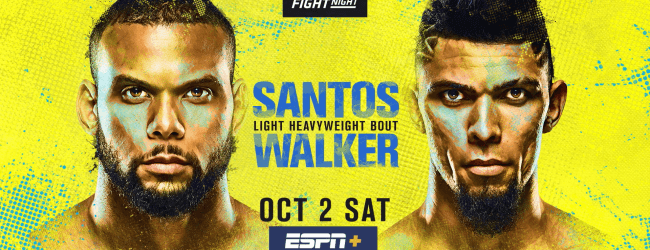 Uitslagen : UFC FN 193 Las Vegas : Santos vs. Walker