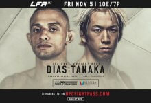 Uitslagen : LFA 117 : Dias vs. Tanaka