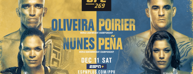 Uitslagen : UFC 269 : Oliveira vs. Poirier
